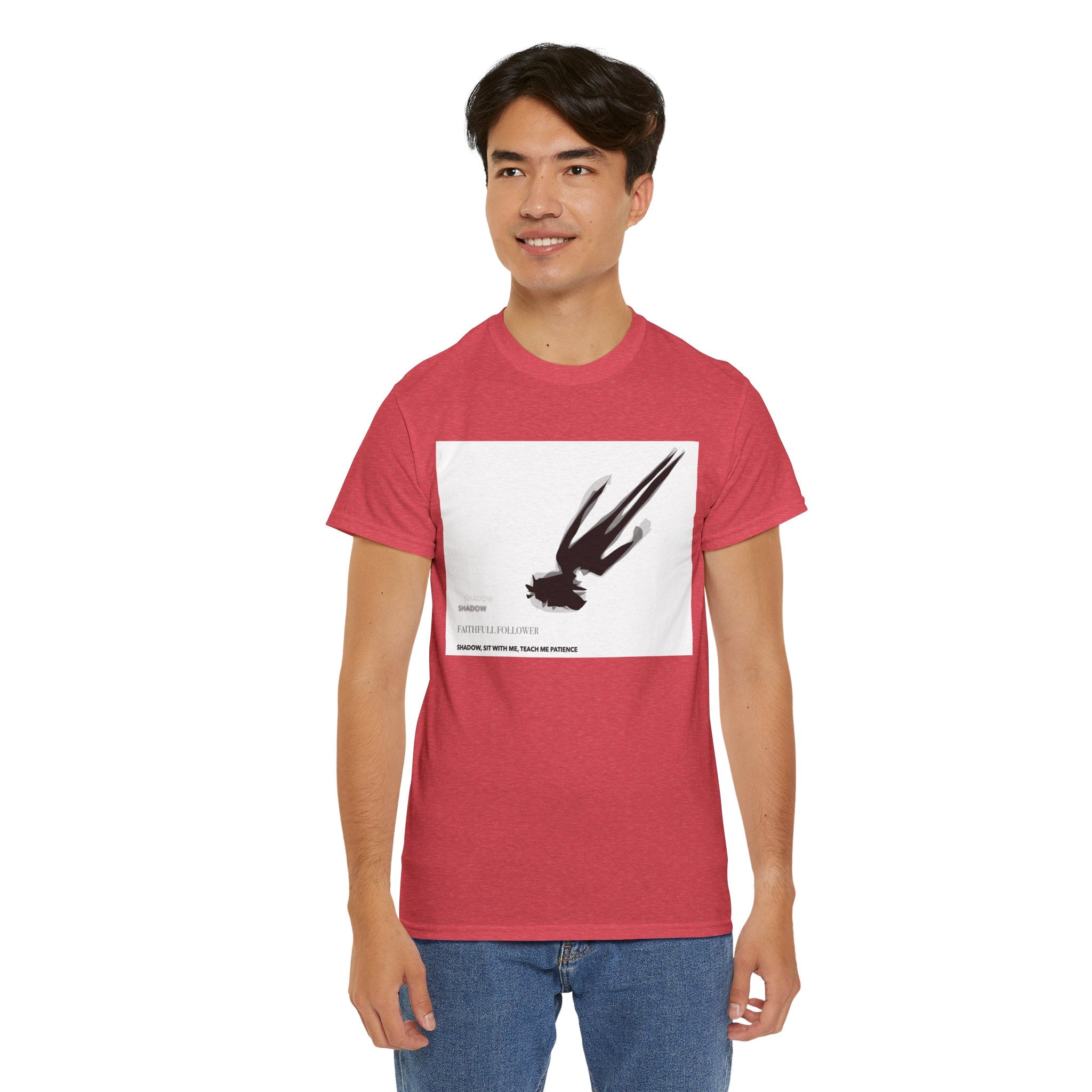 Unisex Heavy Cotton Tee - The Traveller Series (Shadow)