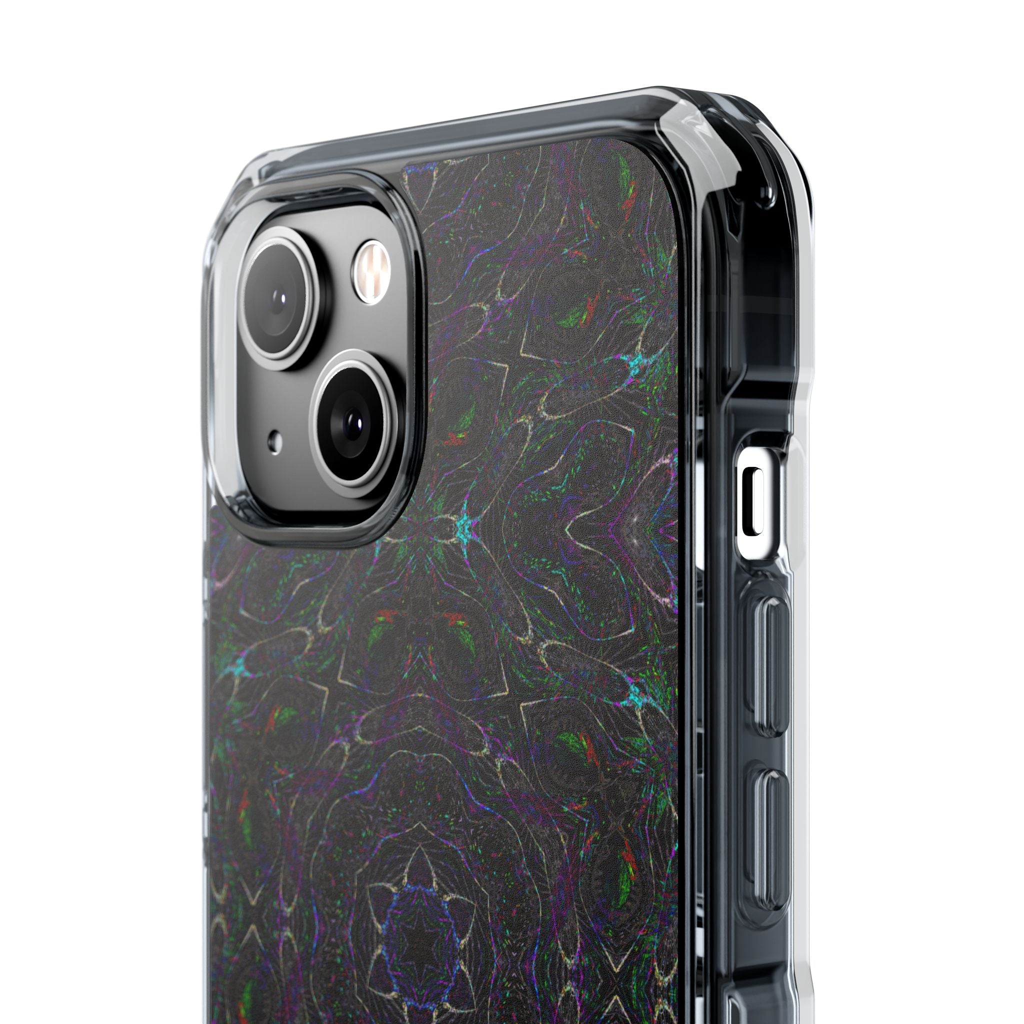 iPhone 14 Magnetic Clear Impact Case - P5 Kaleidoscopic No.32