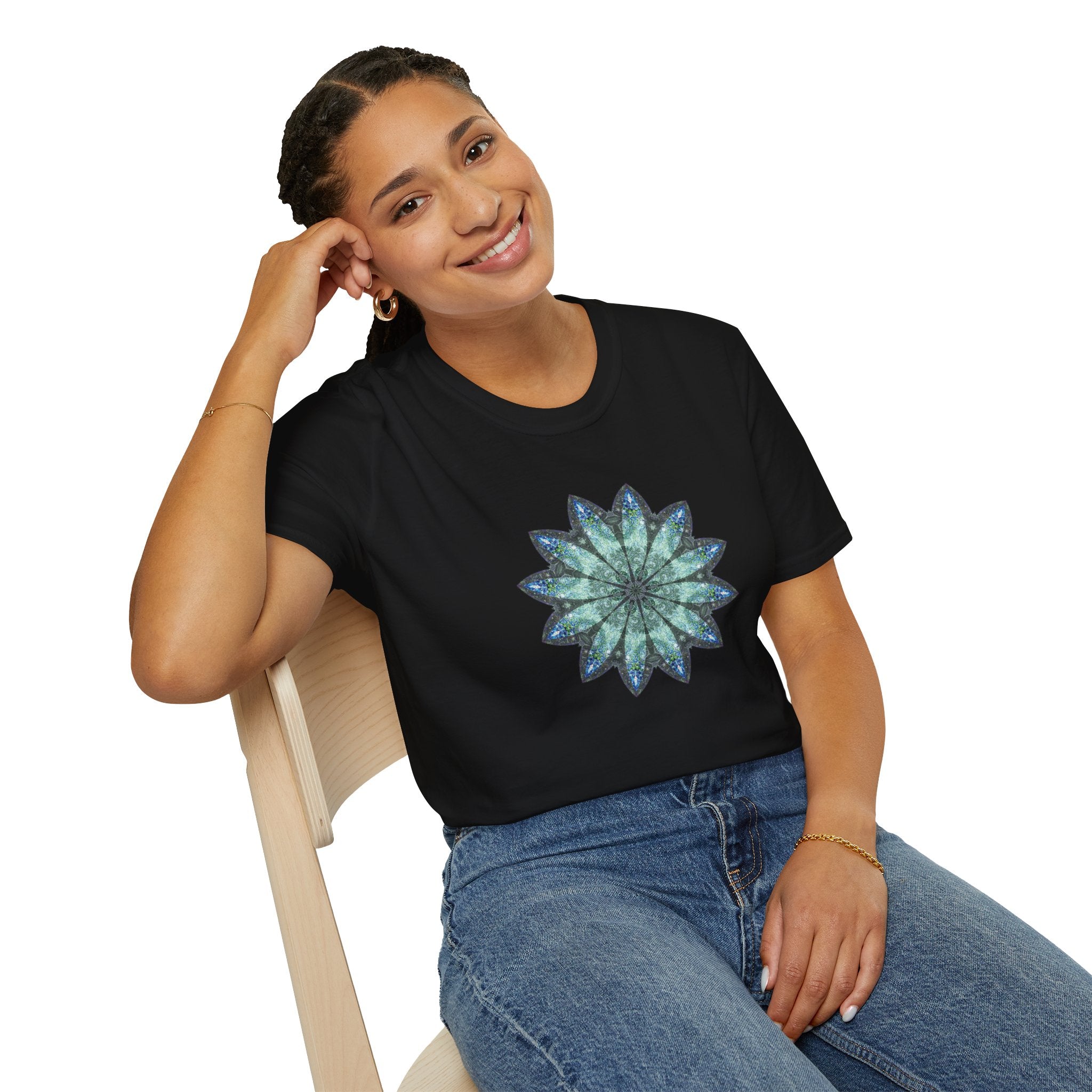 Unisex Softstyle T-Shirt - Love Light Mandalas No.20
