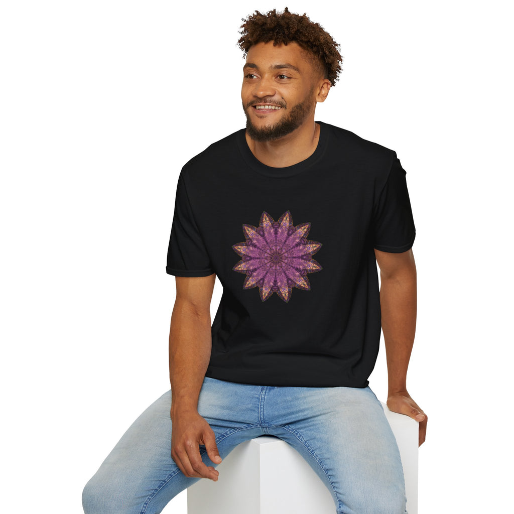 Unisex Softstyle T-Shirt - Love Light Mandalas No.16