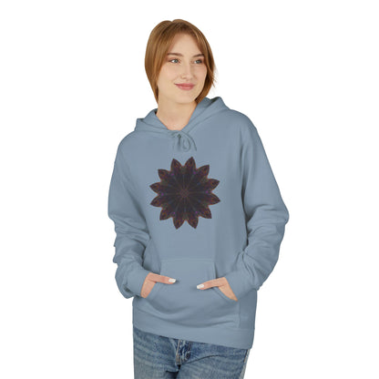 Unisex Midweight Softstyle Fleece Hoodie - Love Light Mandalas No.10