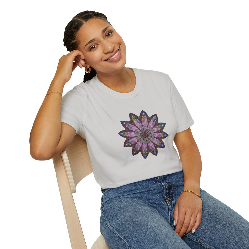 Unisex Softstyle T-Shirt - Love Light Mandalas No.19