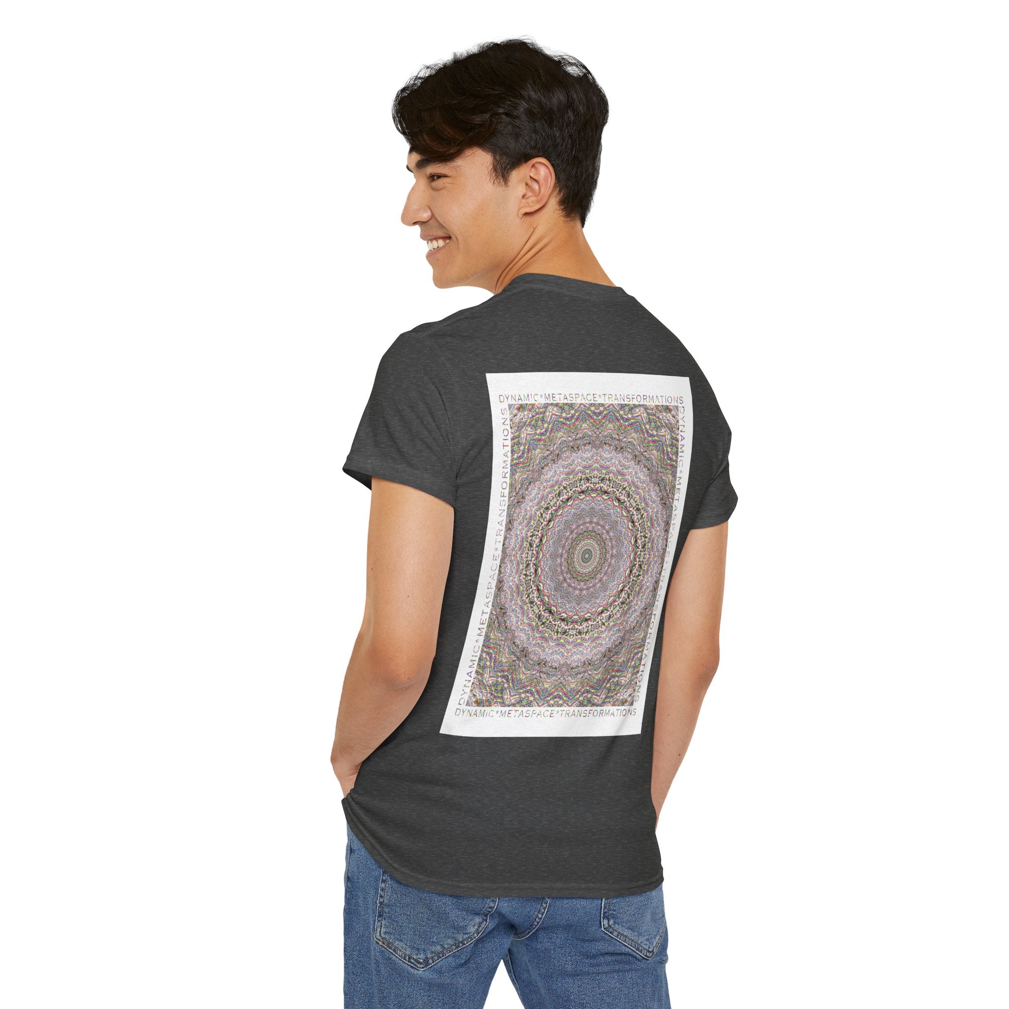 Unisex Heavy Cotton Tee (Back) - DMT Seer No.10