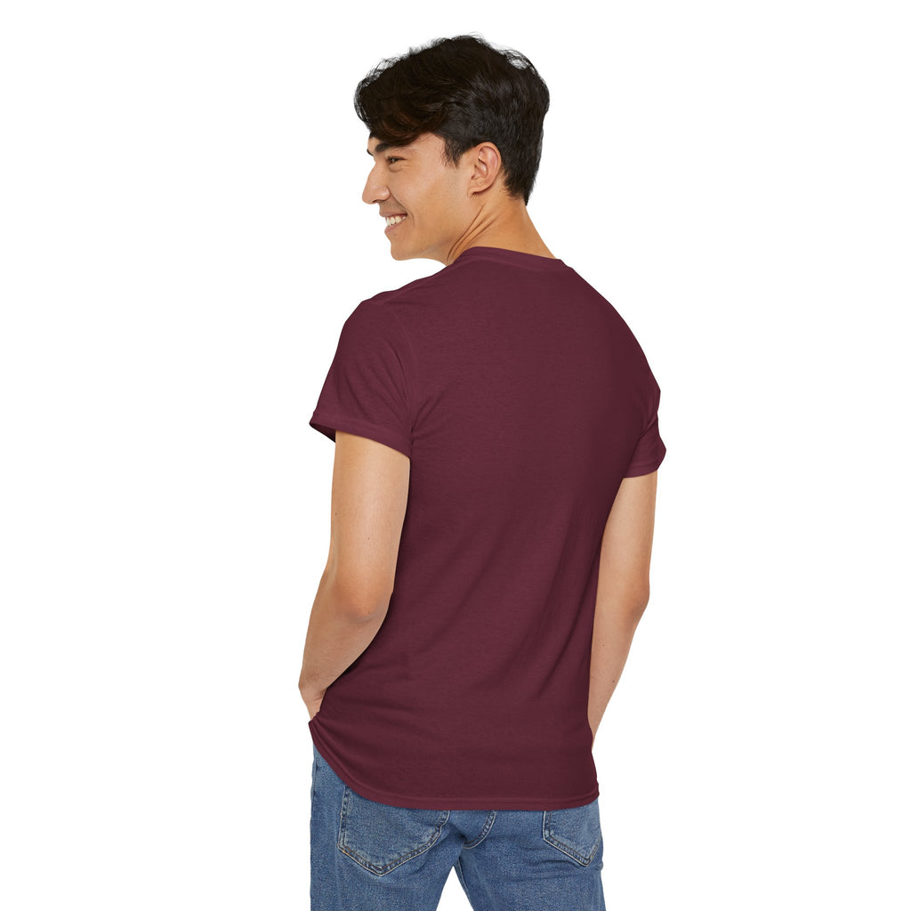 Unisex Heavy Cotton Tee - The Traveller Series (Abstract Autumn)