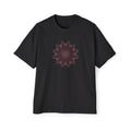 Men's Heavy Oversized Tee - Love Light Mandalas No.8