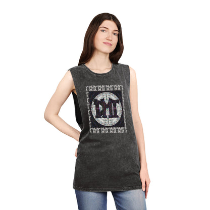 Unisex Stonewash Tank Top - DMT Scribe No.6