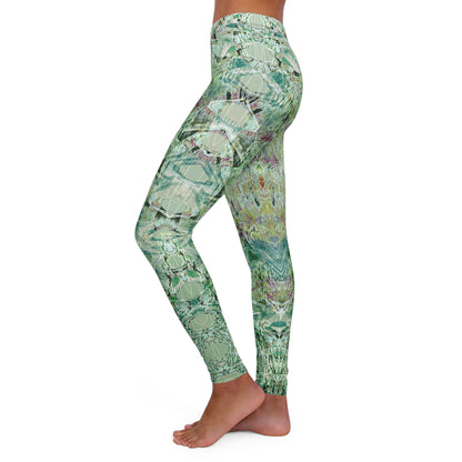 Spandex Leggings - Love Light Fractals No.7a
