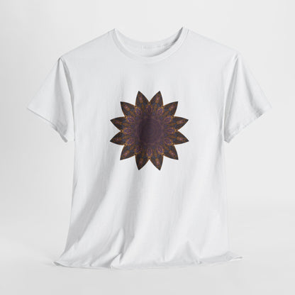 Unisex Heavy Cotton Tee - Love Light Mandalas No.1
