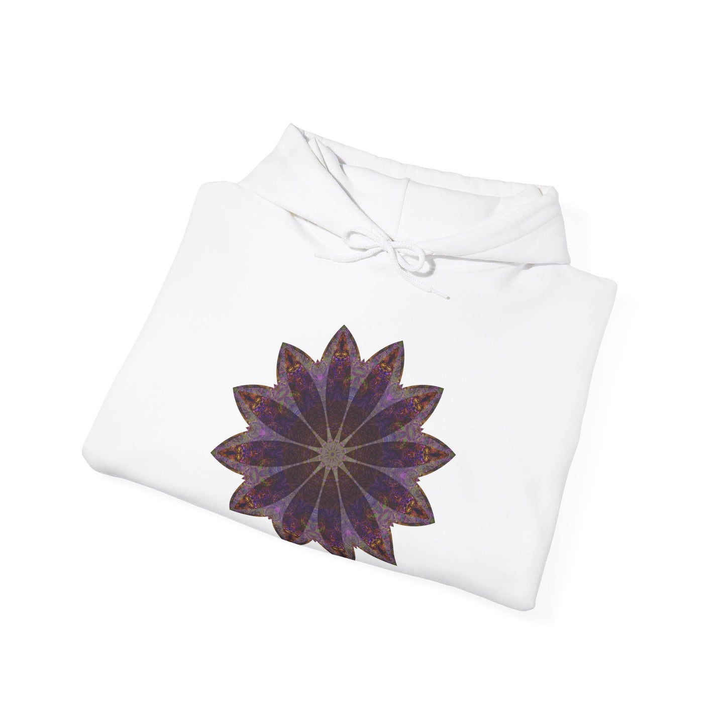 Unisex Heavy Blend™ Hooded Sweatshirt - Love Light Mandalas No.11