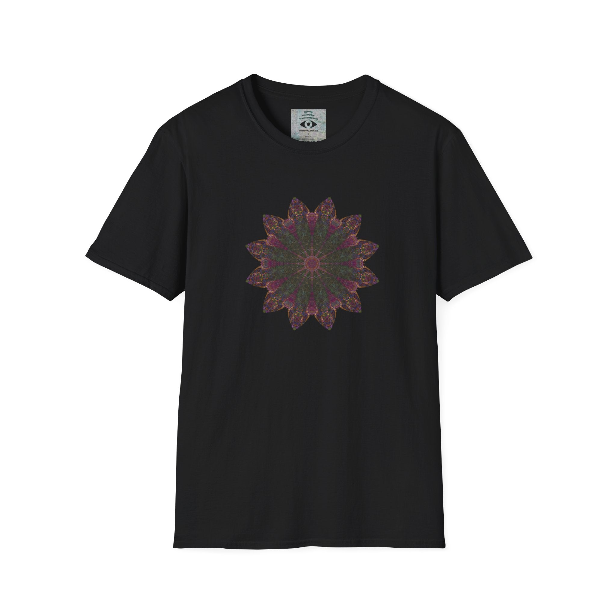 Unisex Softstyle T-Shirt - Love Light Mandalas No.7