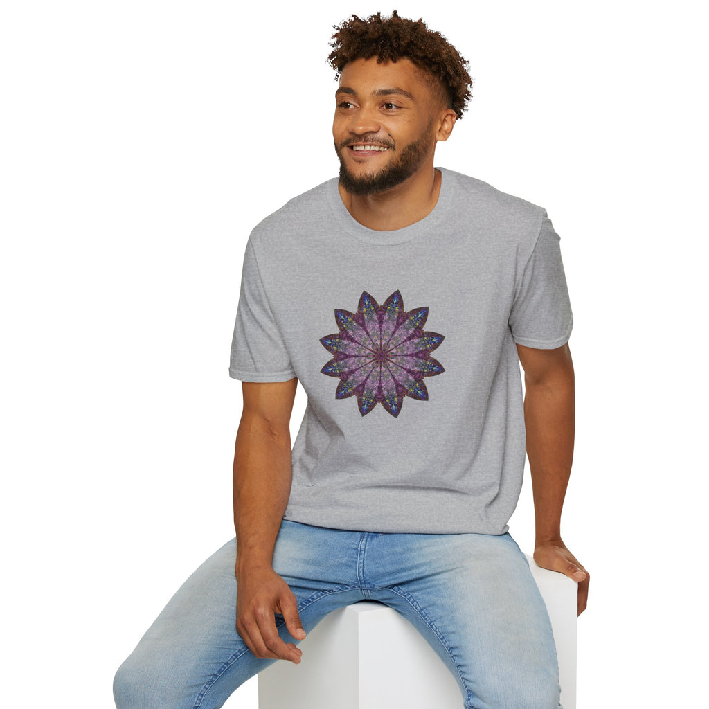 Unisex Softstyle T-Shirt - Love Light Mandalas No.17