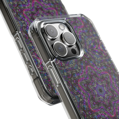 iPhone 16 Magnetic Clear Impact Case - P5 Kaleidoscopic No.33