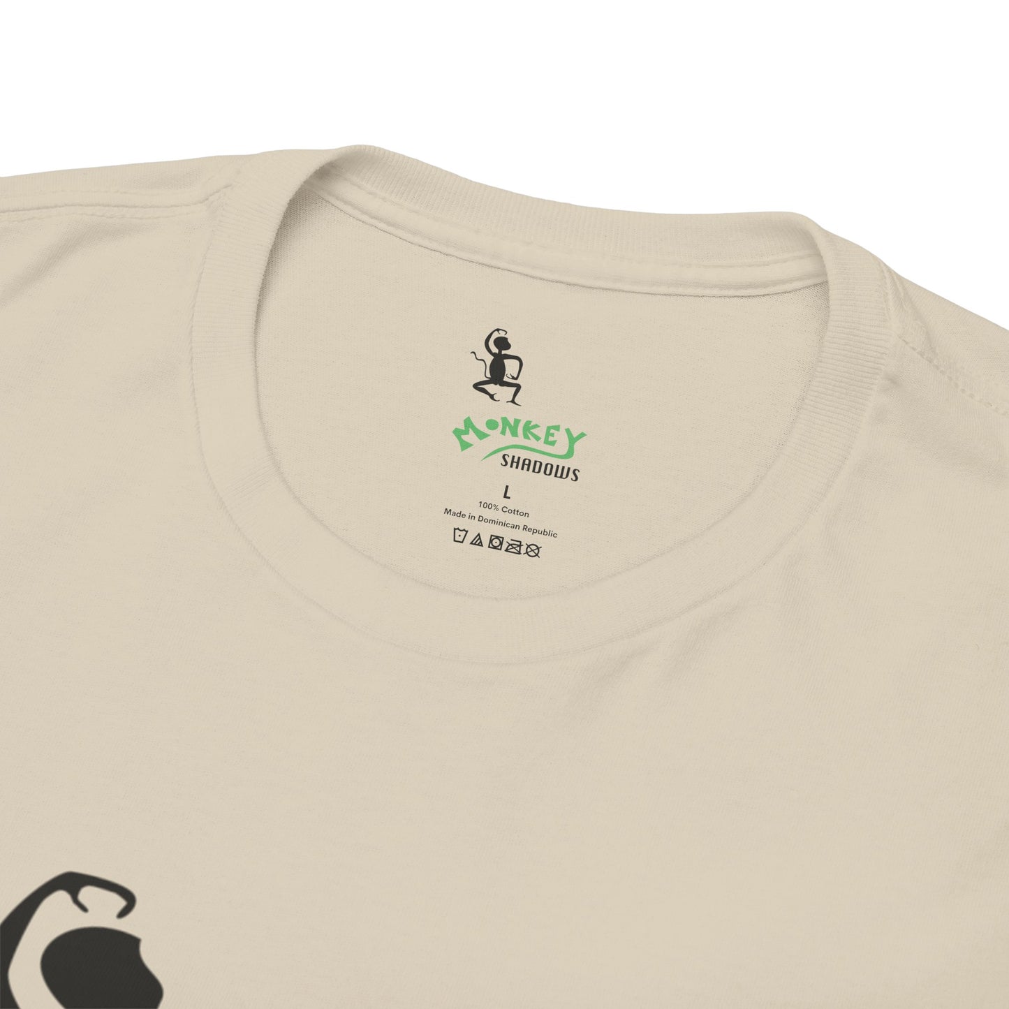 Unisex Heavy Cotton Tee - Monkey Shadows