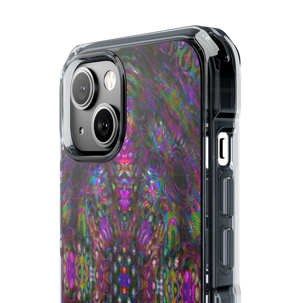 iPhone 14 Magnetic Clear Impact Case - DMT Scribe Tiles No.5