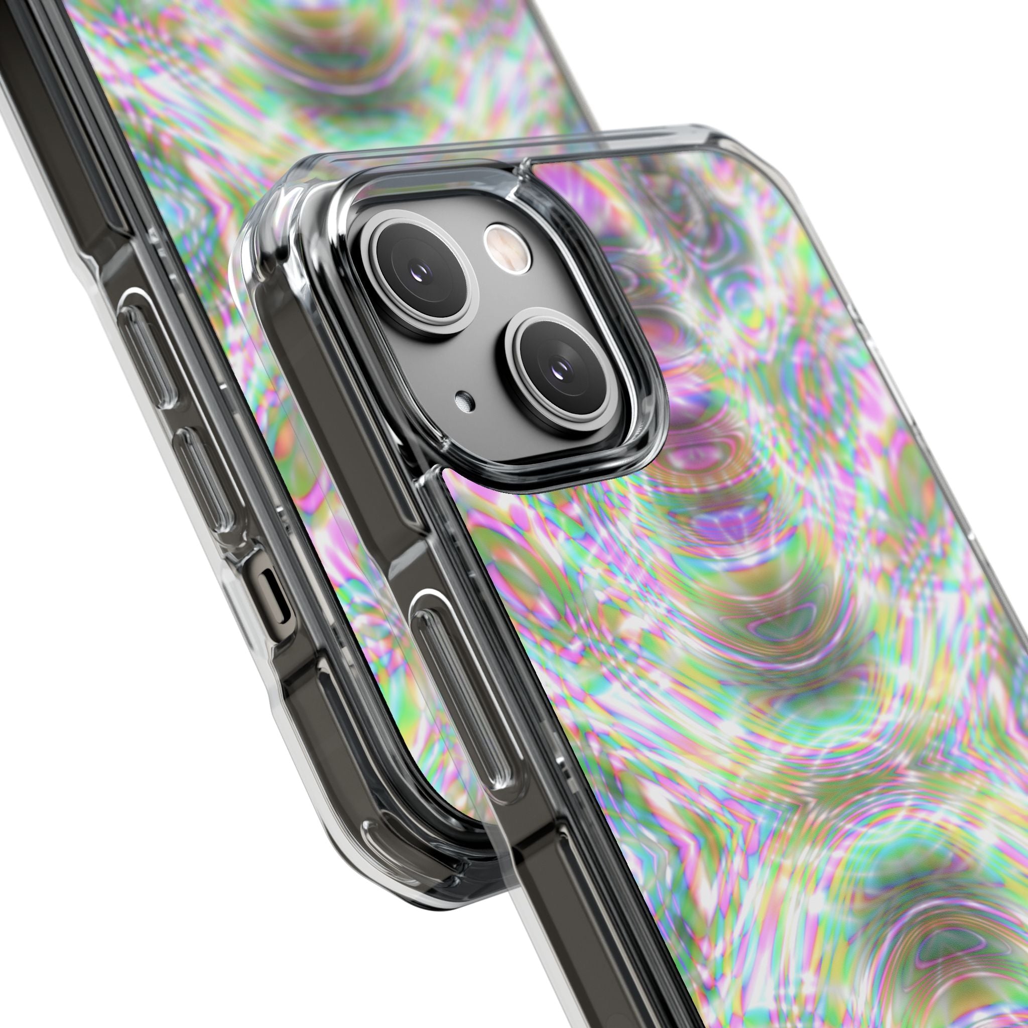 iPhone 14 Magnetic Clear Impact Case - DMT Scribe Tiles No.7
