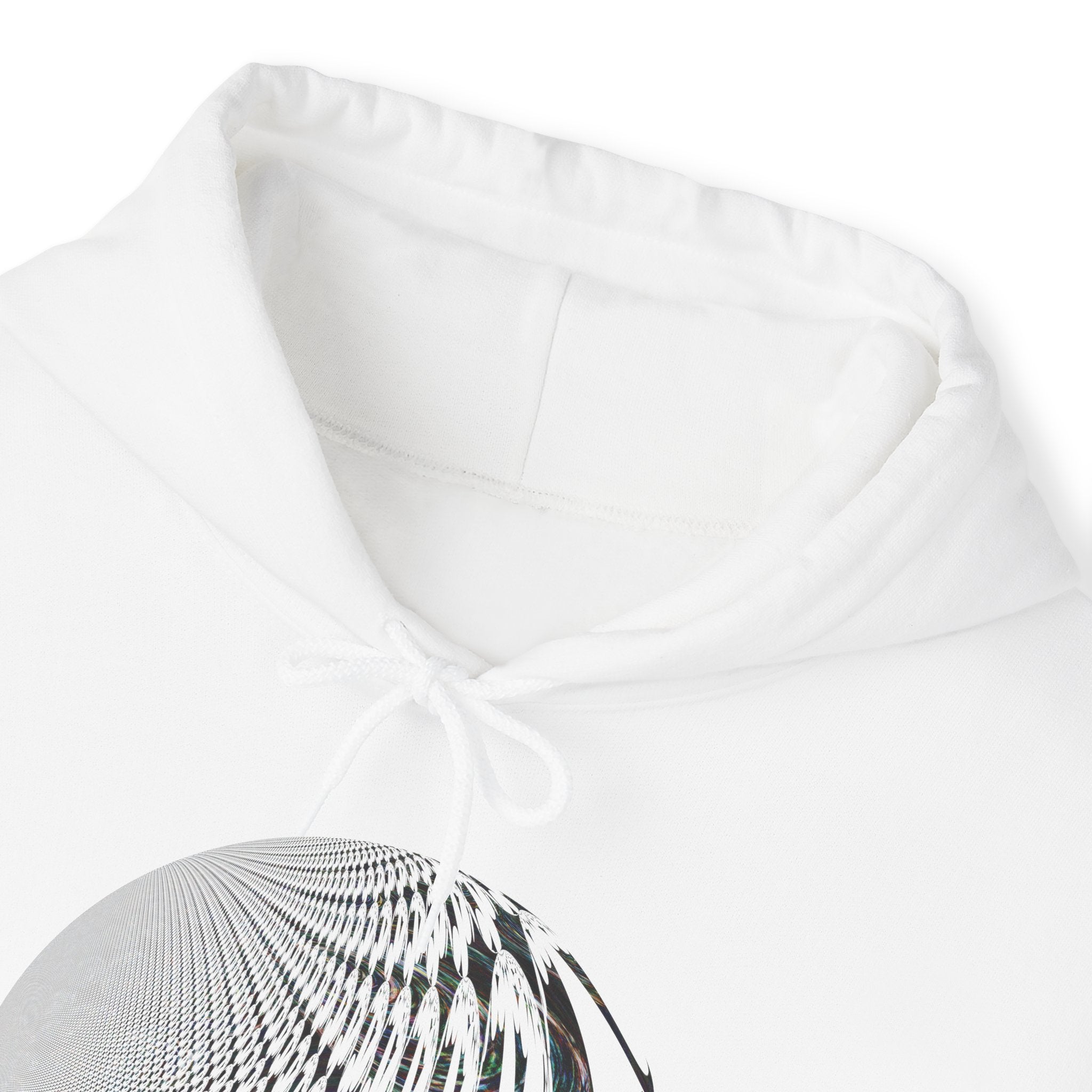 Unisex Heavy Blend™ Hooded Sweatshirt - Fractal Moon No.2