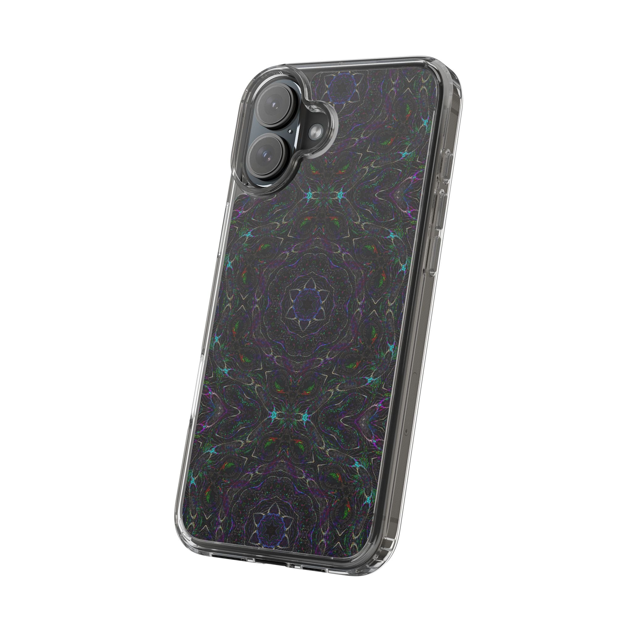 iPhone 16 Clear Case – P5 Kaleidoscopic No.32
