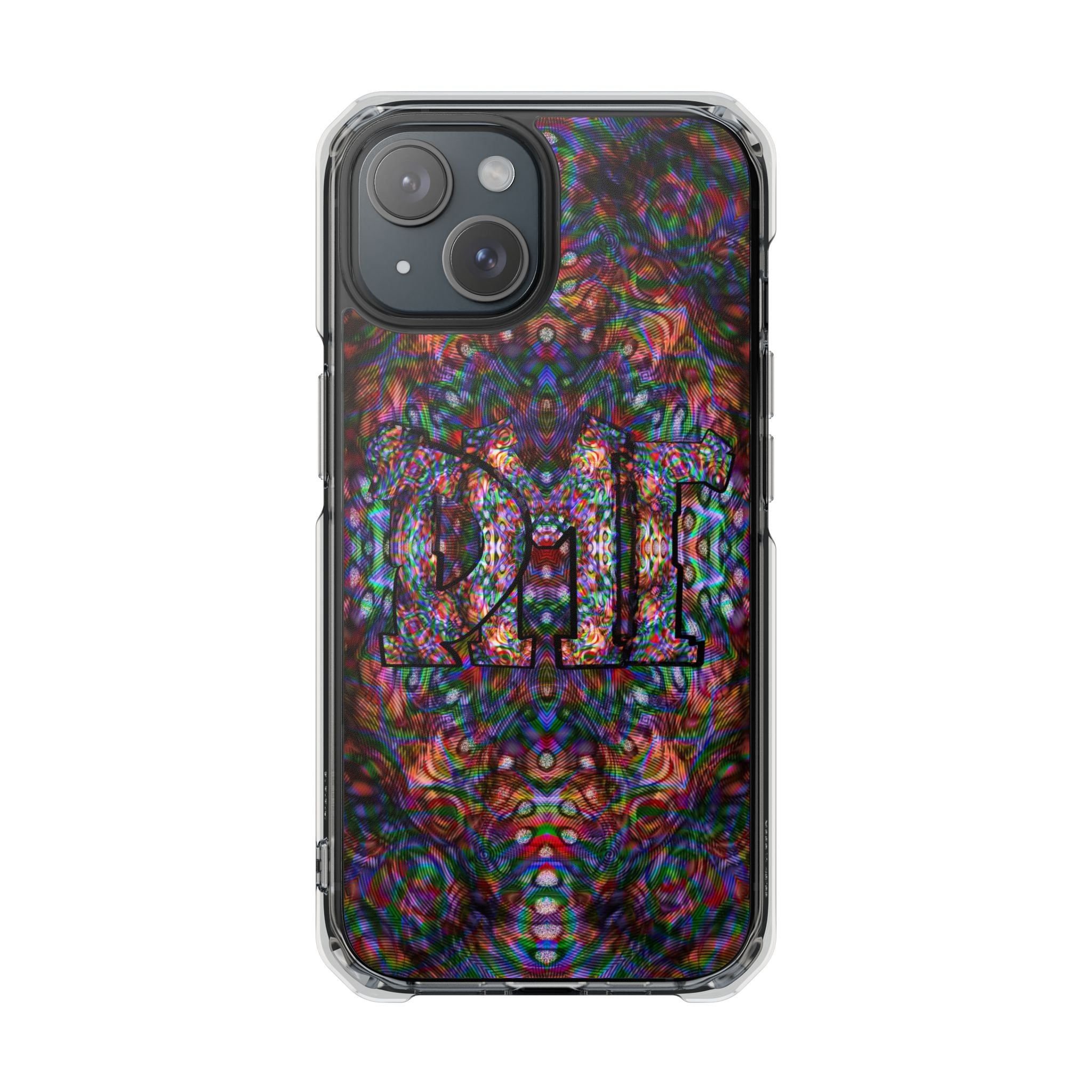 iPhone 15 Magnetic Clear Impact Case - DMT Scribe No.S1T1