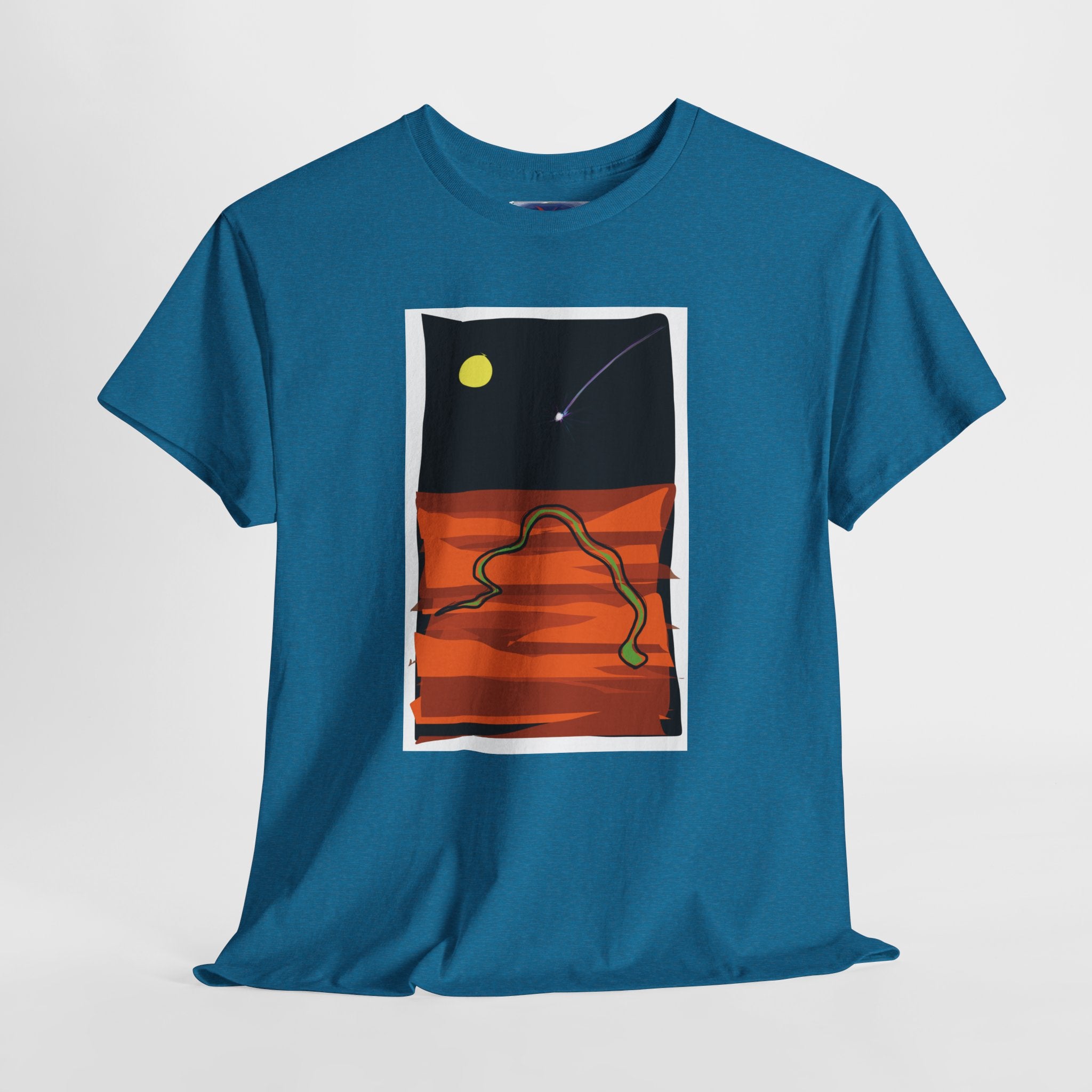 Unisex Heavy Cotton Tee - The Traveller Series (Shooting Star)
