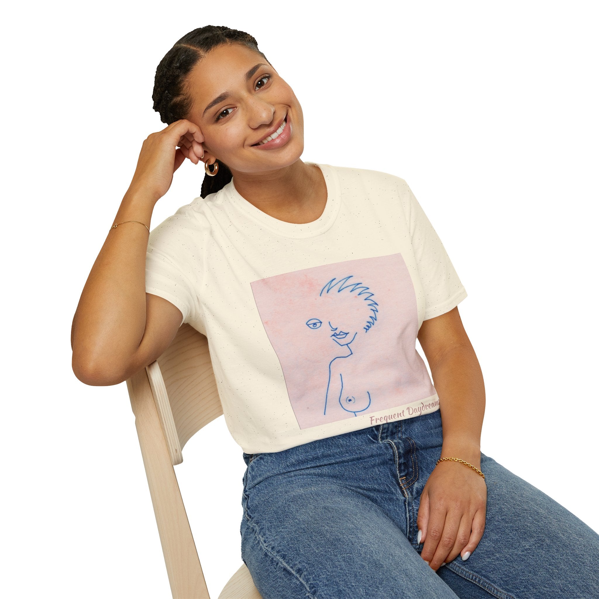 Unisex Softstyle T-Shirt - Frequent Daydreams Sketch No.46
