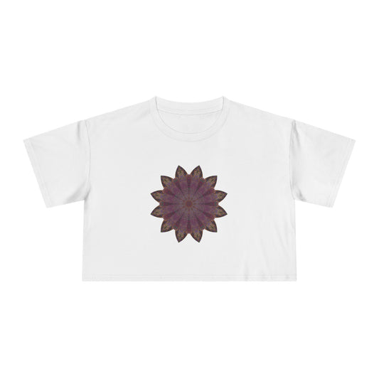 Women's Cropped Tee - Love Light Mandalas No.6