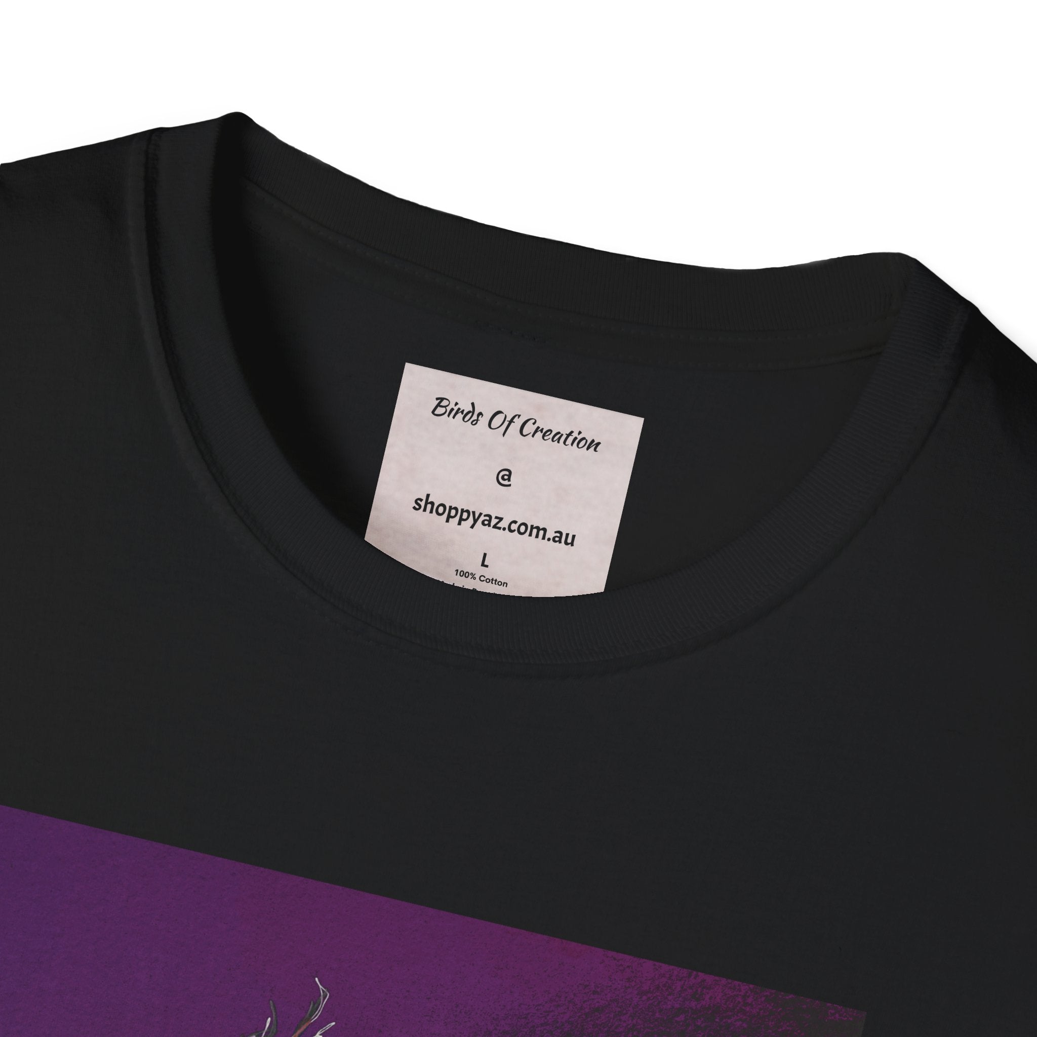 Unisex Softstyle T-Shirt - Birds Of Creation No.1
