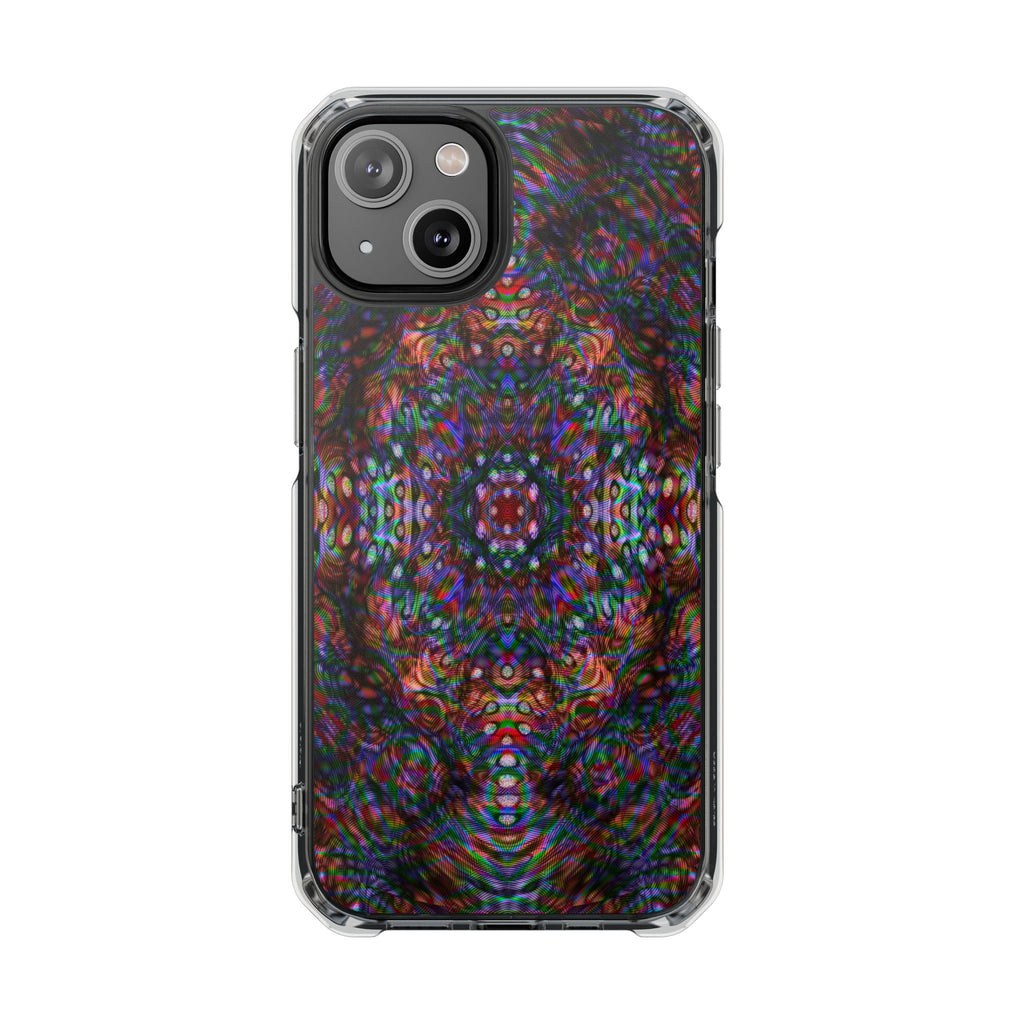 iPhone 14 Magnetic Clear Impact Case - DMT Scribe Tiles No.1
