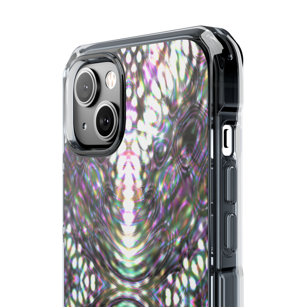 iPhone 14 Magnetic Clear Impact Case - DMT Scribe Tiles No.8