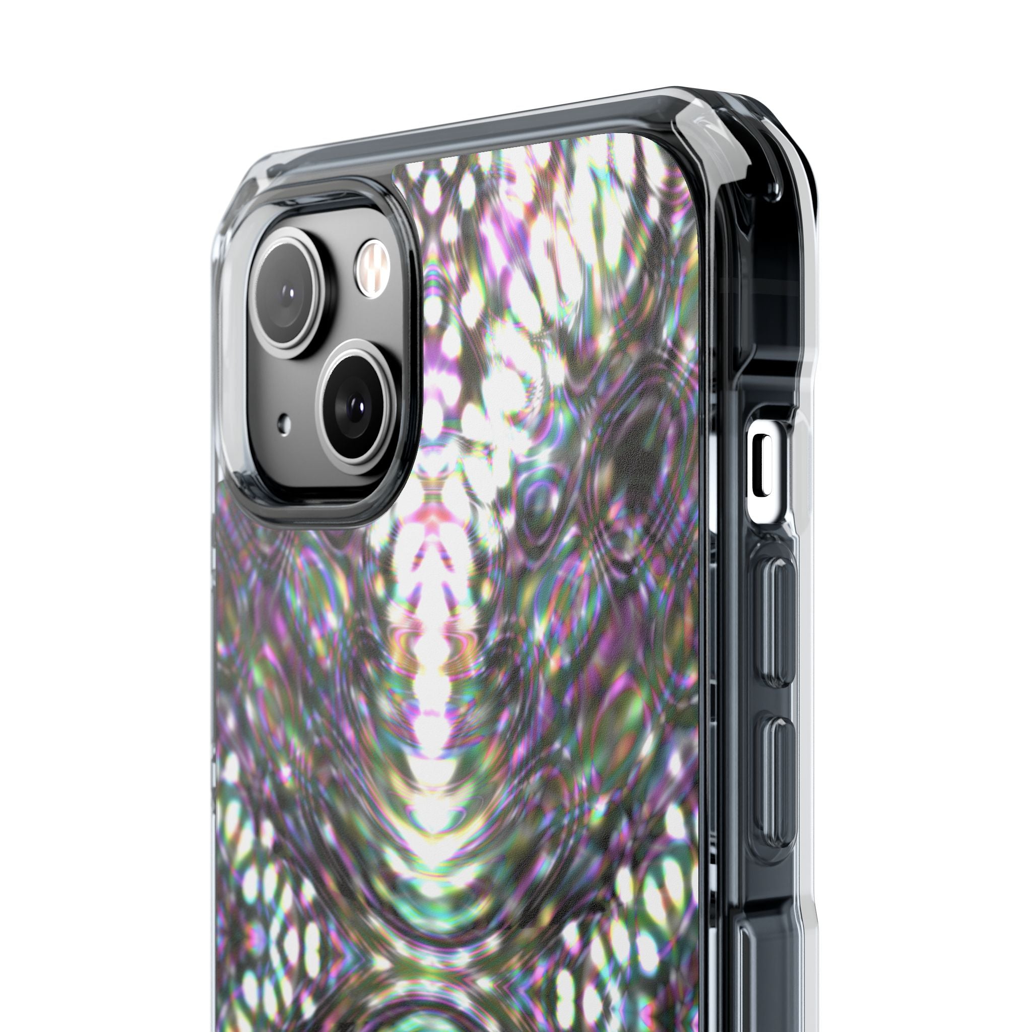 iPhone 14 Magnetic Clear Impact Case - DMT Scribe Tiles No.8