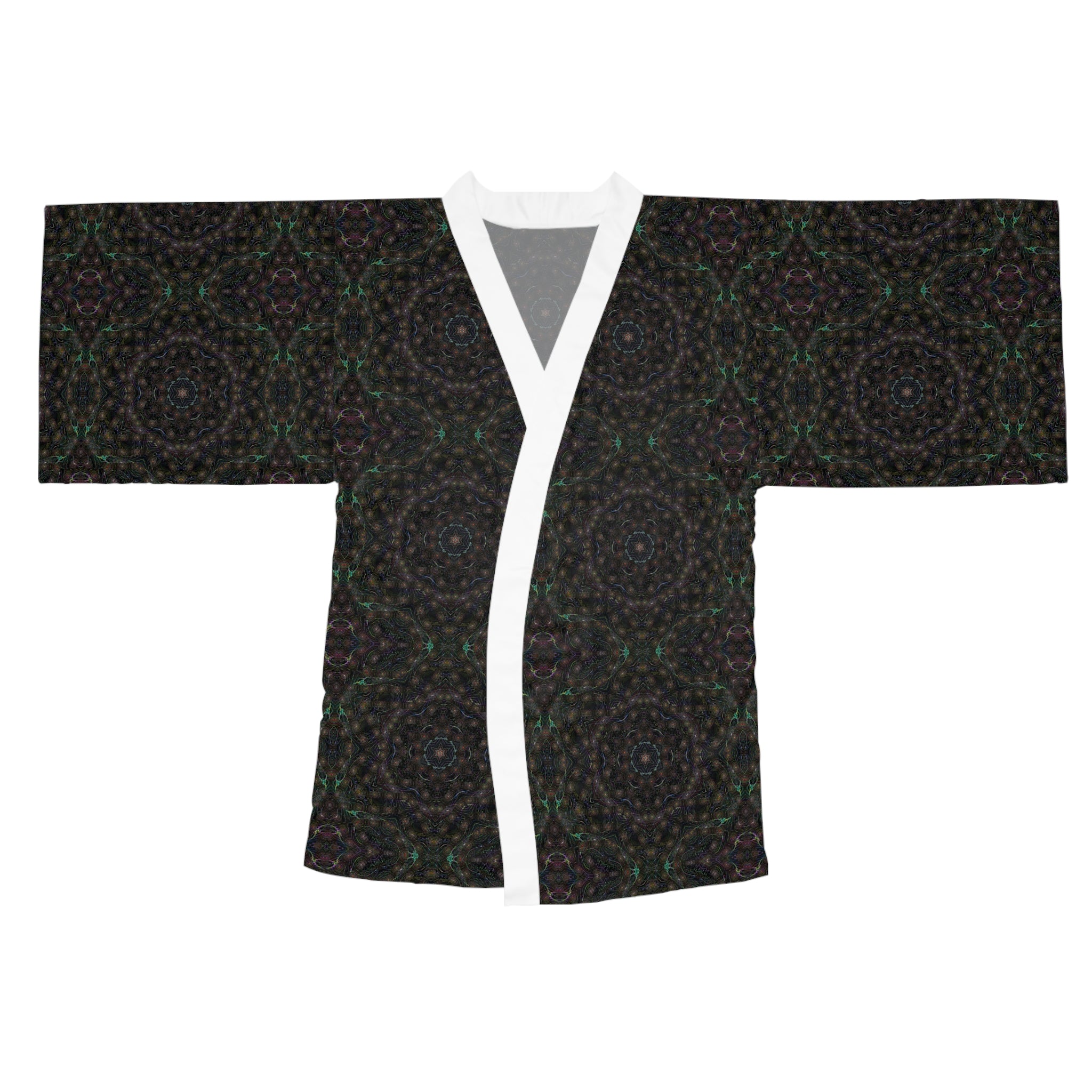 Long Sleeve Kimono Robe - P5 Kaleidoscopic No.16