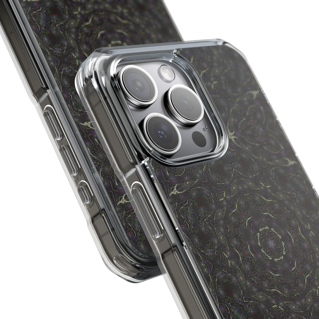 iPhone 15 Magnetic Clear Impact Case - P5 Kaleidoscopic No.18