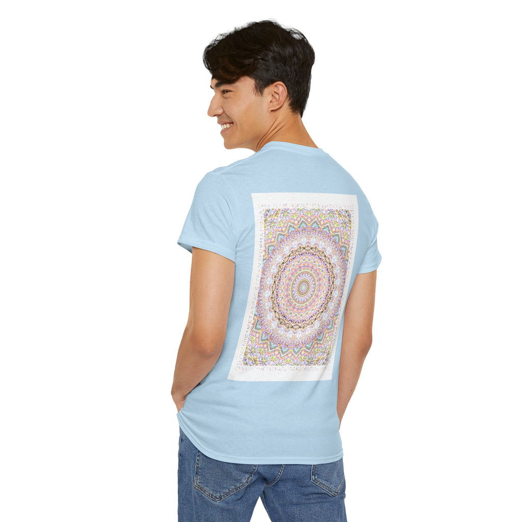 Unisex Heavy Cotton Tee (Back) - DMT Seer No.8