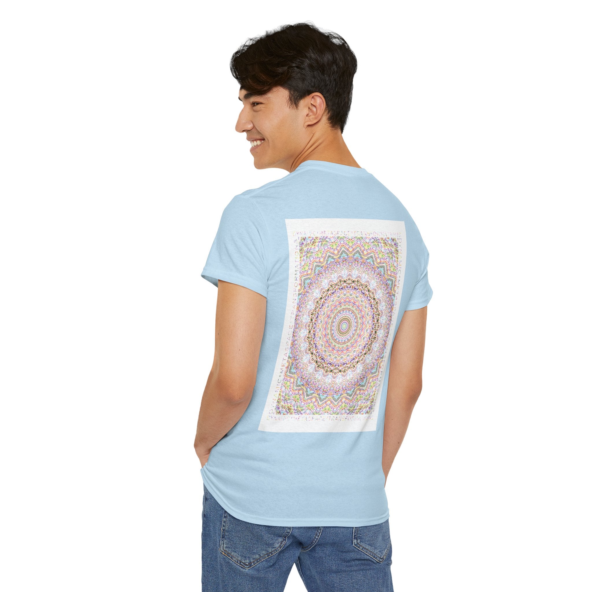 Unisex Heavy Cotton Tee (Back) - DMT Seer No.8