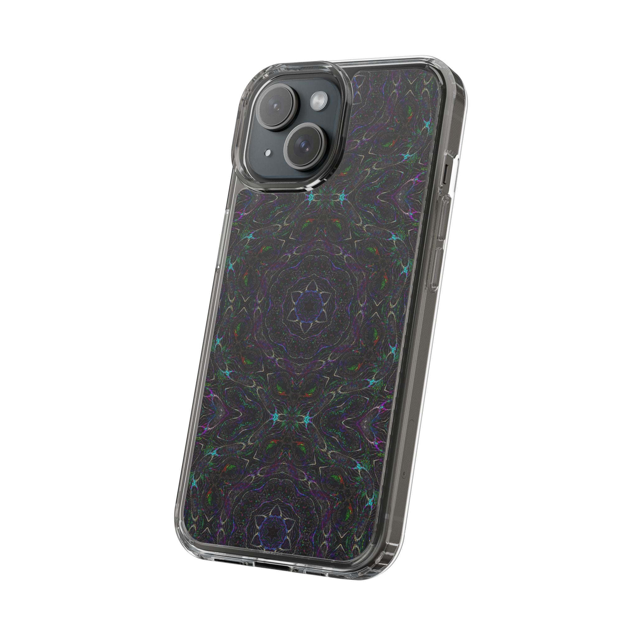 iPhone 15 Clear Case – P5 Kaleidoscopic No.32