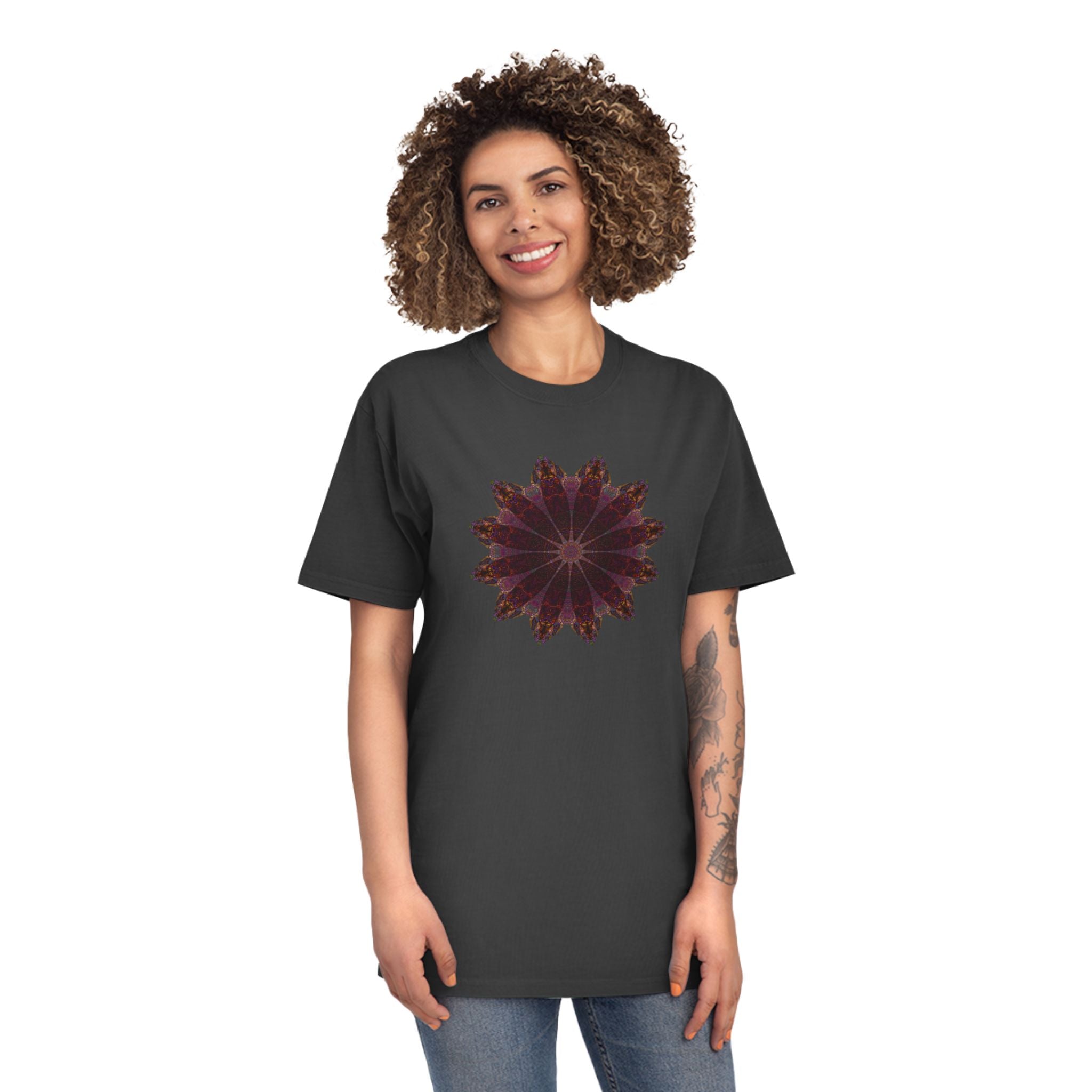 Unisex Faded Shirt - Love Light Mandalas No.5