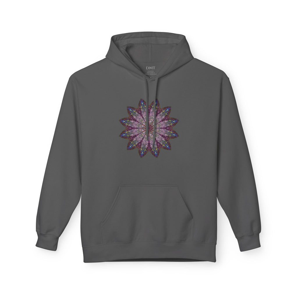 Unisex Midweight Softstyle Fleece Hoodie - Love Light Mandalas No.17