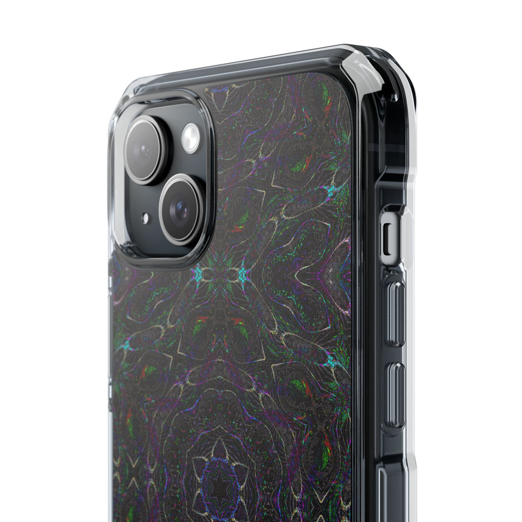 iPhone 15 Magnetic Clear Impact Case - P5 Kaleidoscopic No.32