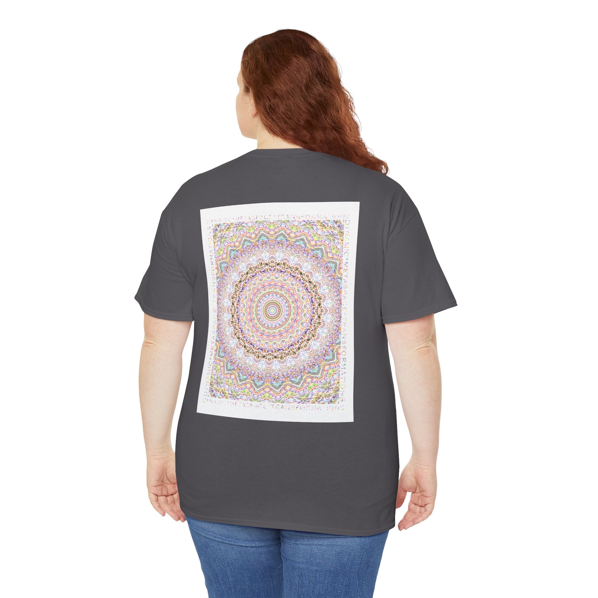 Unisex Heavy Cotton Tee (Back) - DMT Seer No.8