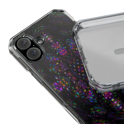 iPhone 16 Magnetic Clear Impact Case - DMT Scribe Tiles No.3
