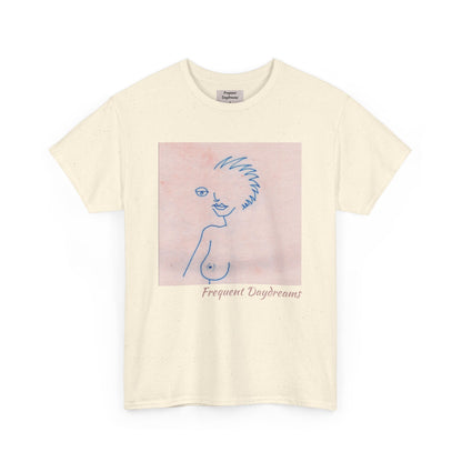 Unisex Heavy Cotton Tee - Frequent Daydreams Sketch No.46