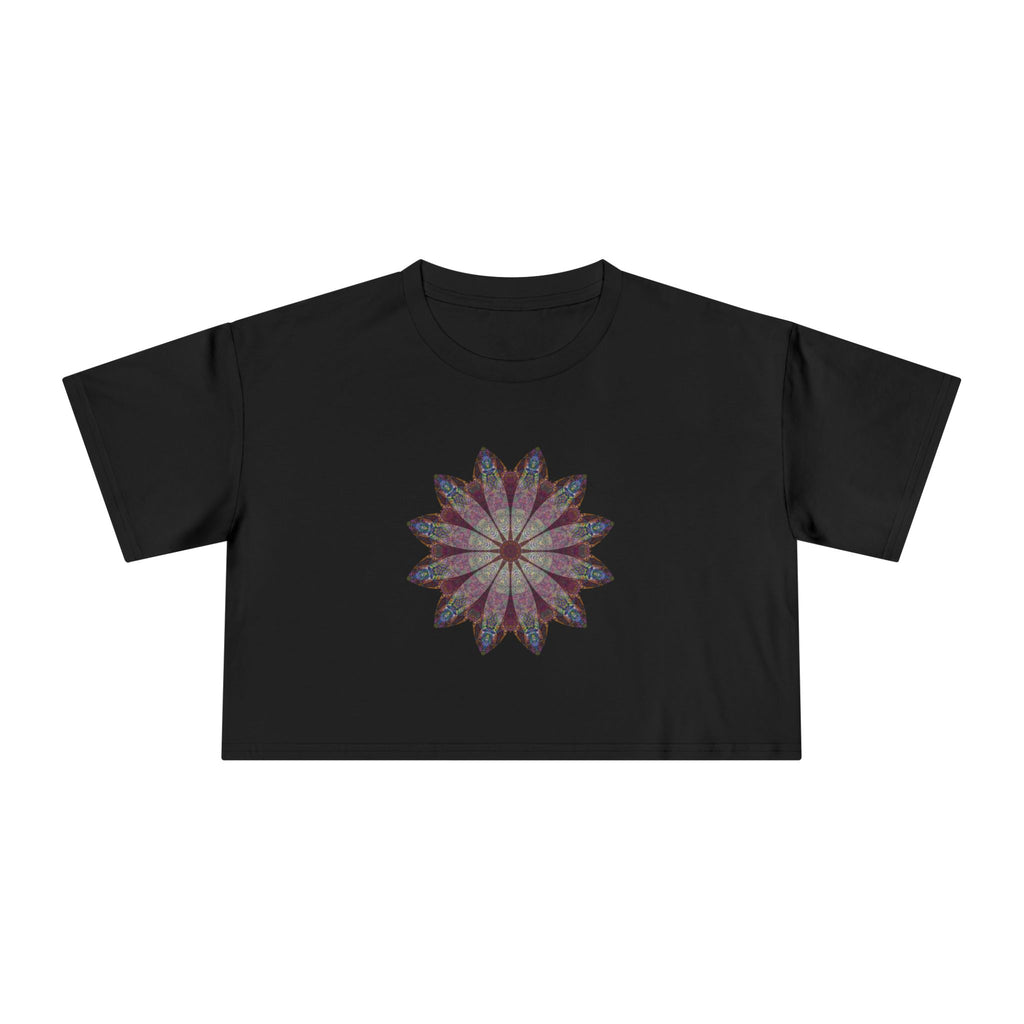Women's Cropped Tee - Love Light Mandalas No.9