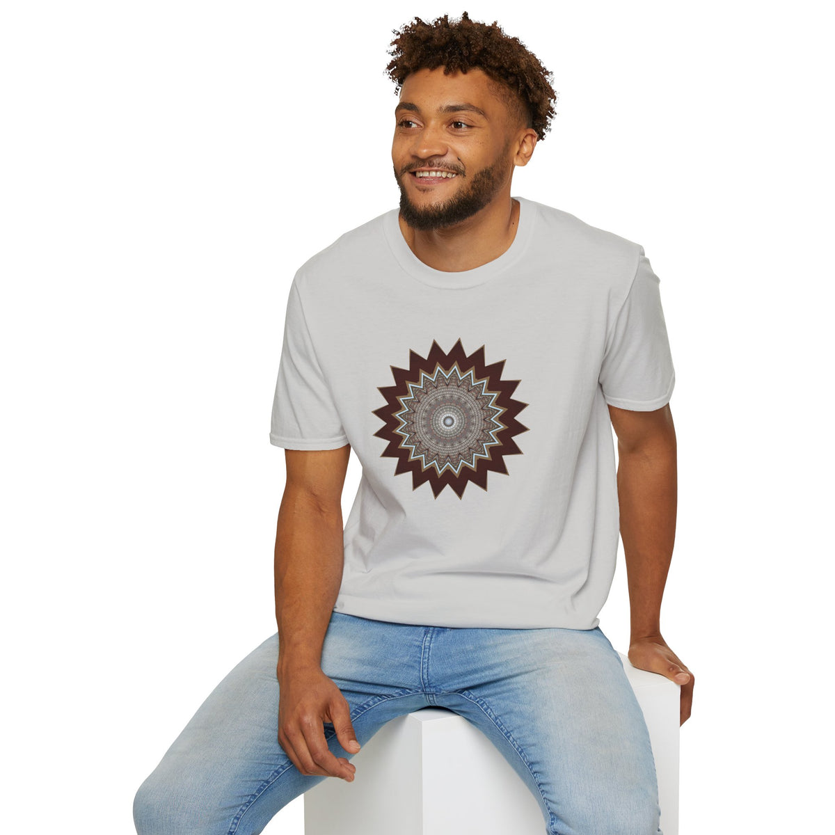 Unisex Softstyle T-Shirt - Mycelium Mandalas No.1