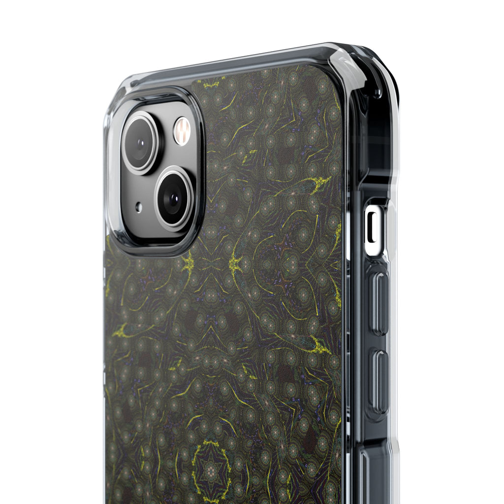 iPhone 14 Magnetic Clear Impact Case - P5 Kaleidoscopic No.2