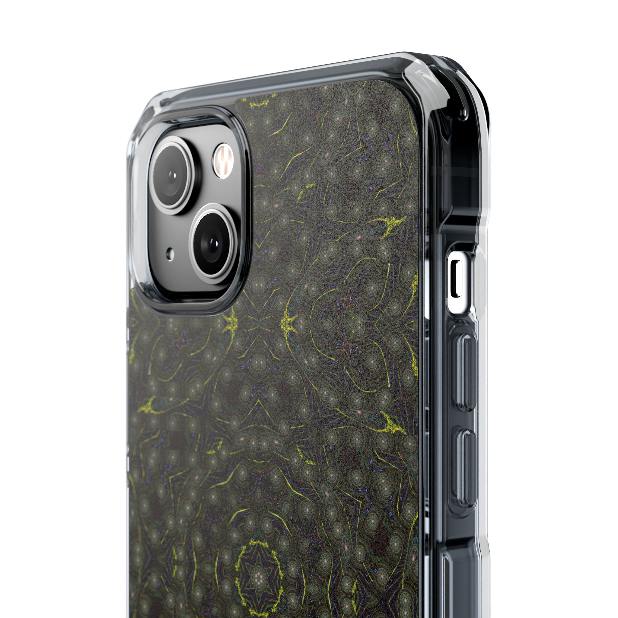 iPhone 14 Magnetic Clear Impact Case - P5 Kaleidoscopic No.2