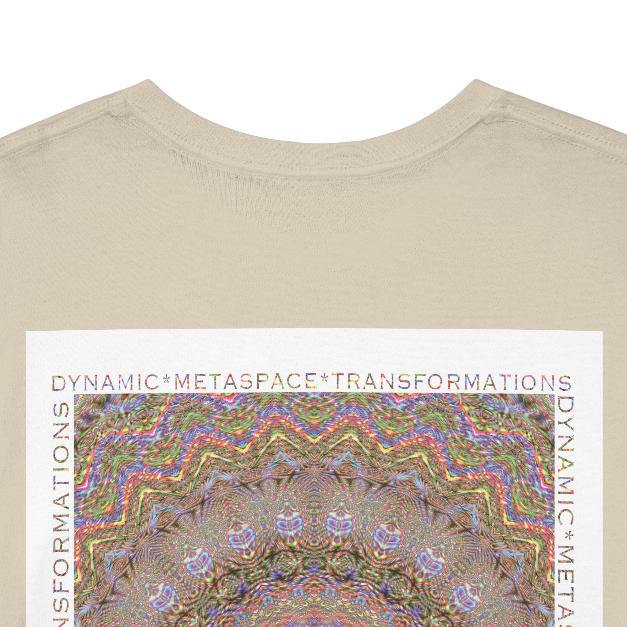 Unisex Heavy Cotton Tee (Back) - DMT Seer No.6