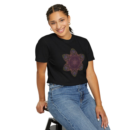 Unisex Garment-Dyed T-shirt - Love Light Mandalas No.3