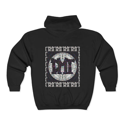 Unisex Heavy Blend™ Full Zip Hooded Sweatshirt - DMT Scribe No.6