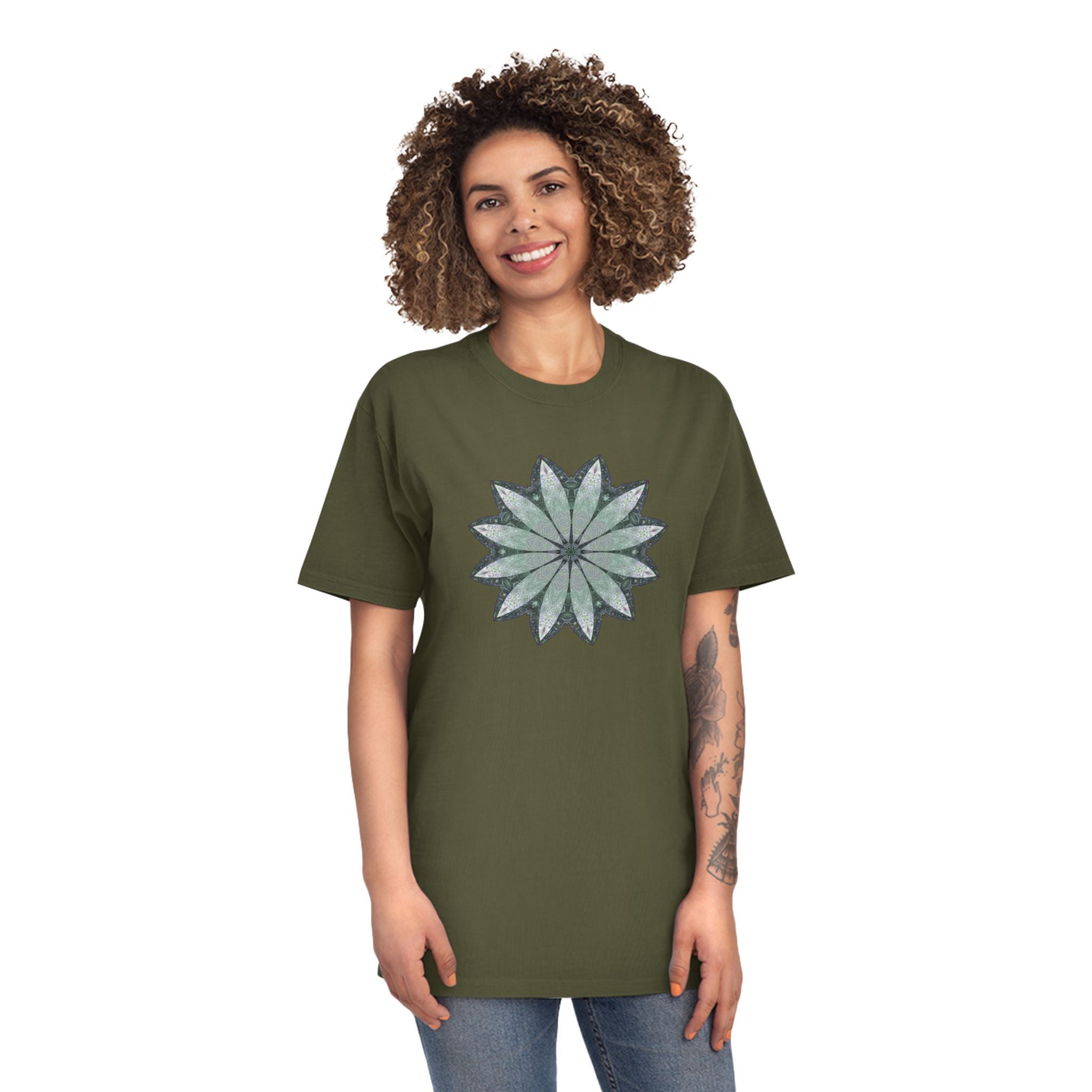 Unisex Faded Shirt - Love Light Mandalas No.22