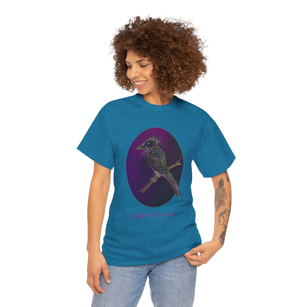 Unisex Heavy Cotton Tee - Birds Of Creation No.1a