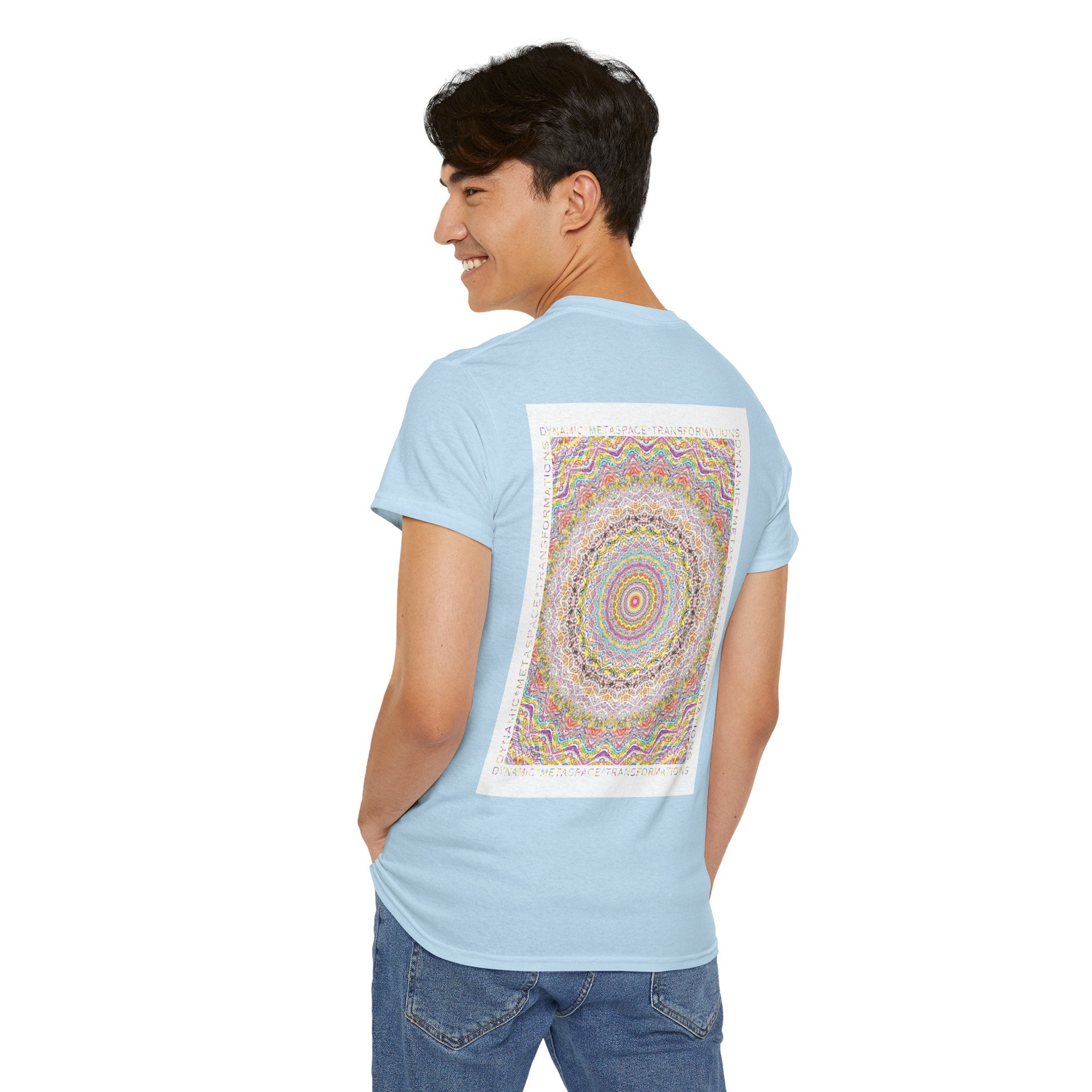 Unisex Heavy Cotton Tee (Back) - DMT Seer No.11